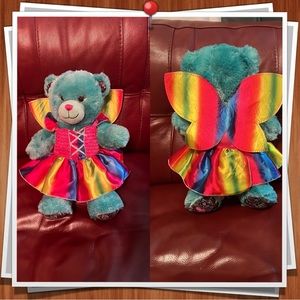 Build-A-Bear -Multi Color Striped With Butterfly Shaped Wings